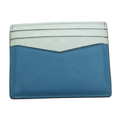 Blue Card Case Wallet
