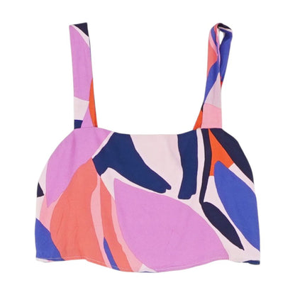 Multi Graphic Sleeveless Blouse