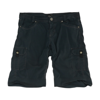 Navy Solid Active Shorts