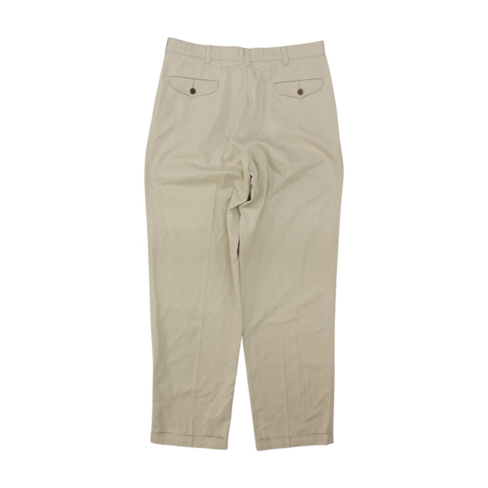 Beige Regular Pants