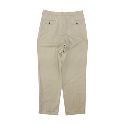 Beige Regular Pants