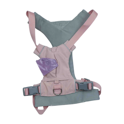 Pink Dog Harness with Leash