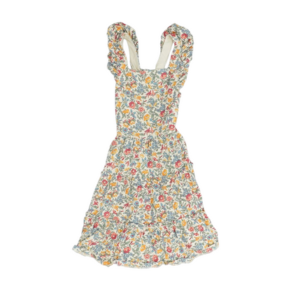 Beige Floral Dress