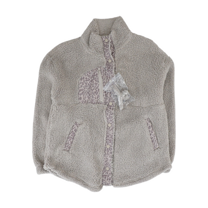 Beige Solid Active Jacket