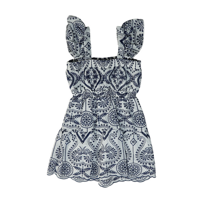 White Graphic Dress