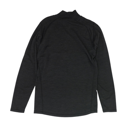 Charcoal Solid 1/4 Zip Sweater