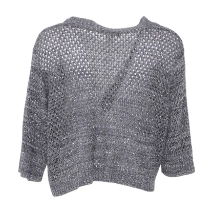 Gray Plus Cardigan