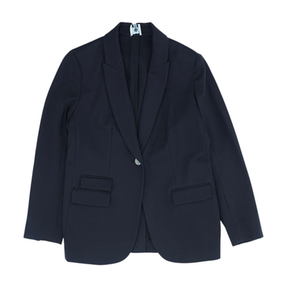 Brown Solid Blazer
