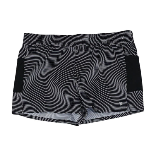Black Striped Active Shorts