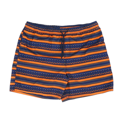 Navy Abstract Swim Bottom