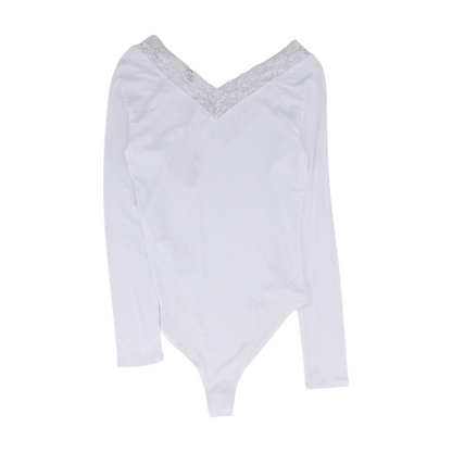 White Bodysuit Blouse