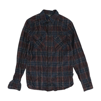Multi Plaid Flannel Button Down