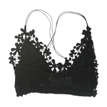 Black Cropped Blouse