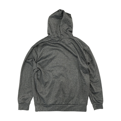 Gray Solid Hoodie Pullover