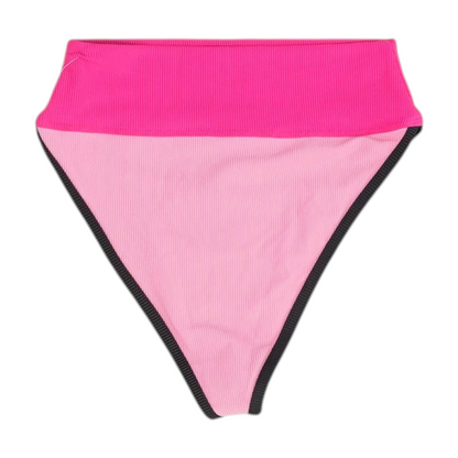 Pink Color Block Swim Bottom