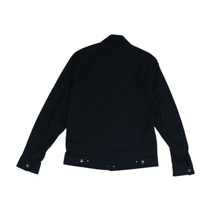 Black Solid Long Sleeve Button Down