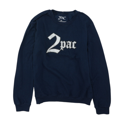 Navy Graphic Sweatshirt Pullover