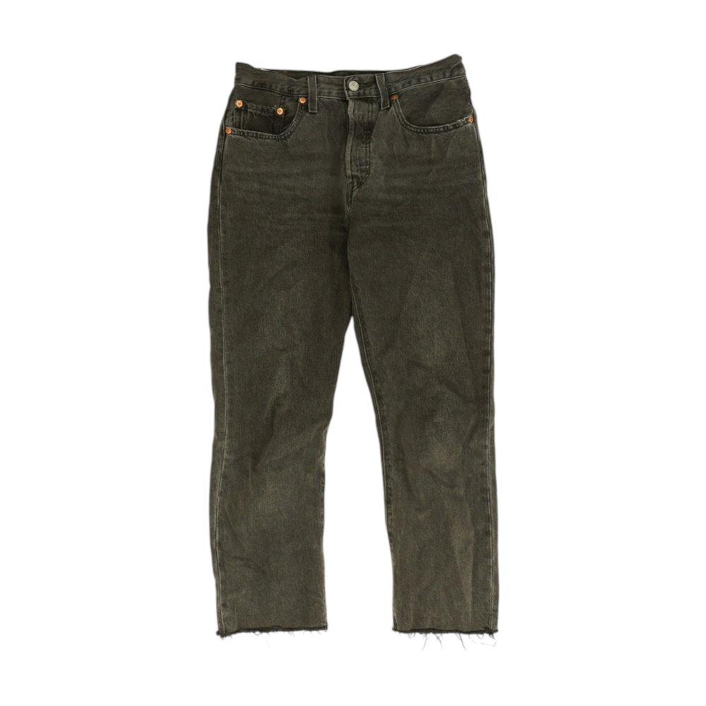 501 Black Straight Jeans