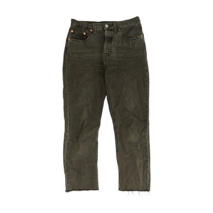 501 Black Straight Jeans