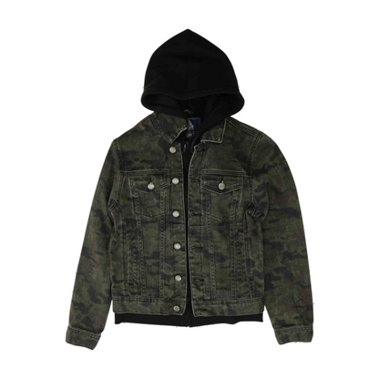 Black Camo Denim Jacket