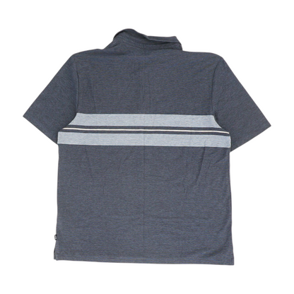 Navy Solid Short Sleeve Polo