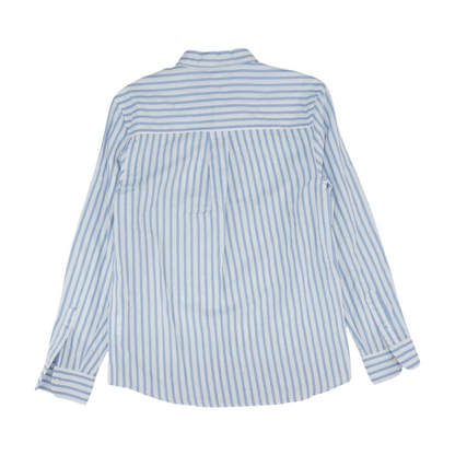 Blue Striped Long Sleeve Button Down