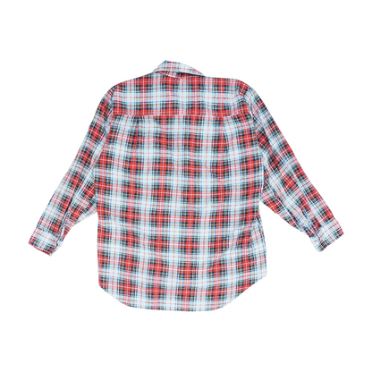 Vintage Red Plaid Flannel Button Down