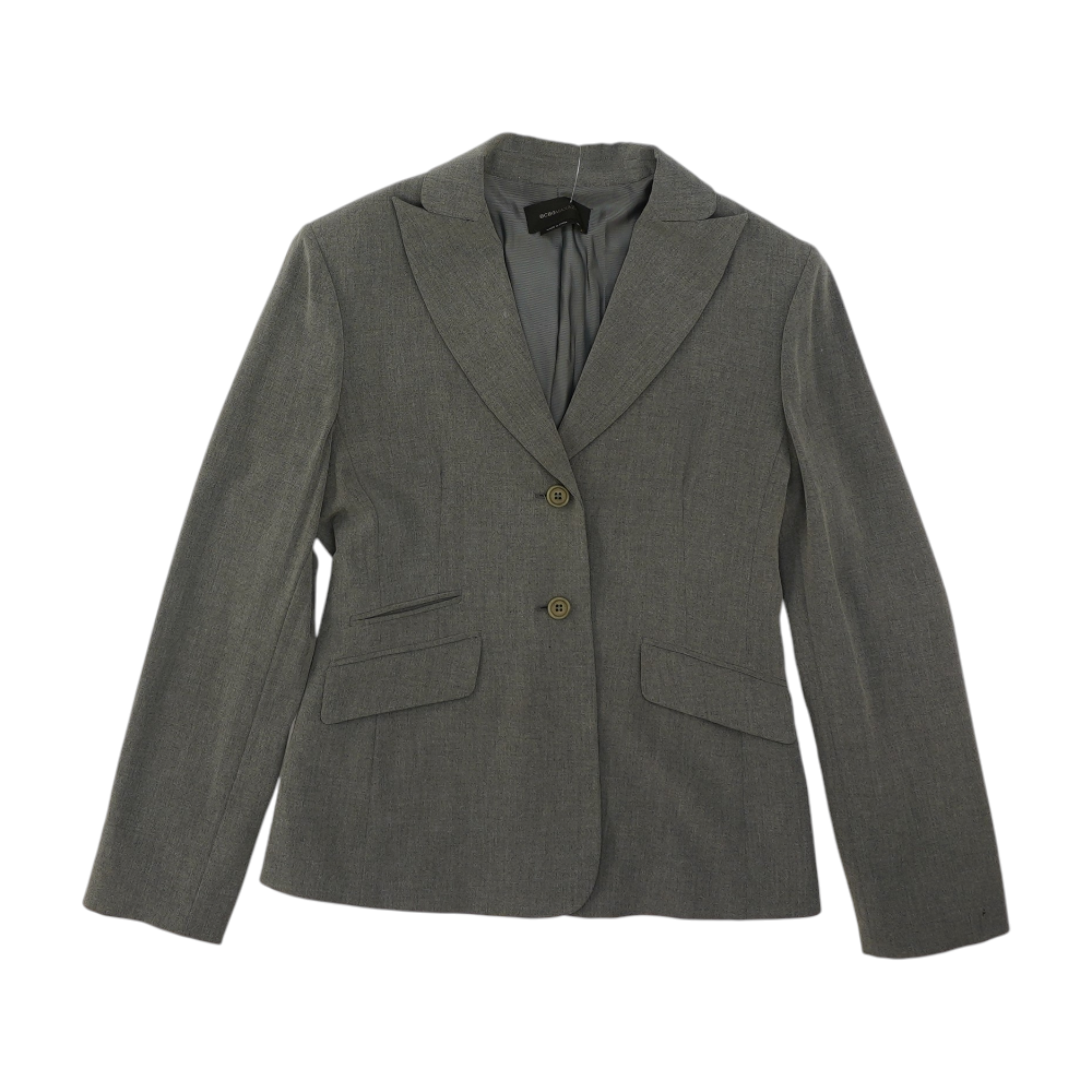 Gray Solid Blazer