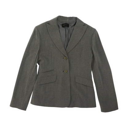 Gray Solid Blazer