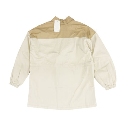 Tan Color Block Coat