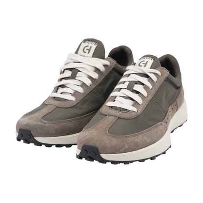 Gray Low-Top Athletic Shoes
