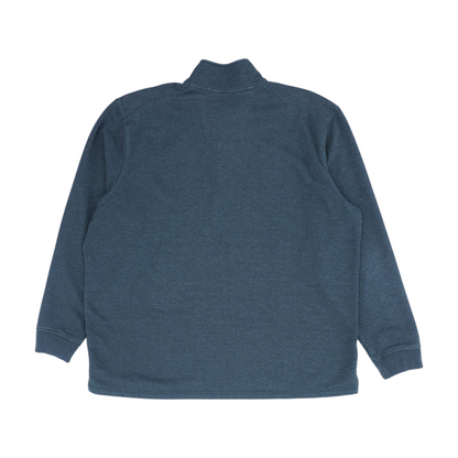 Black Solid 1/4 Zip Pullover