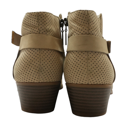 Beige Ankle Boots