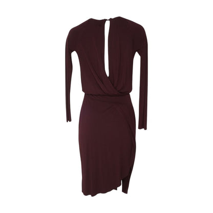 Burgundy Midi Dress