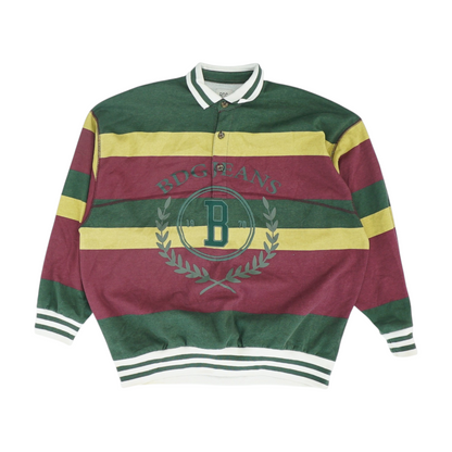 Multi Striped Long Sleeve Polo