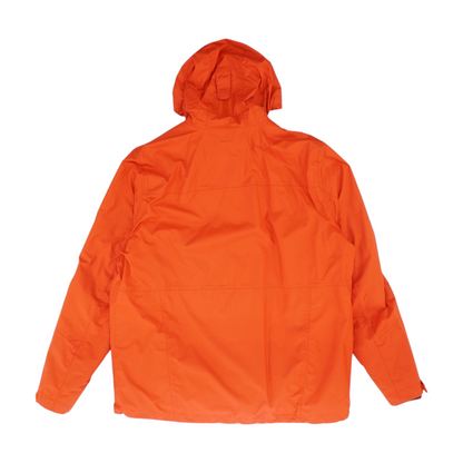 Red Solid Rain Jacket
