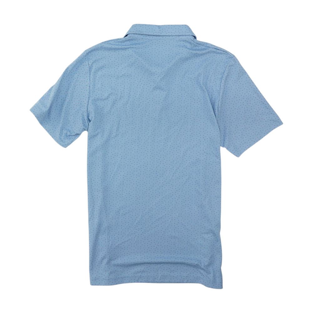 Blue Print Short Sleeve Polo