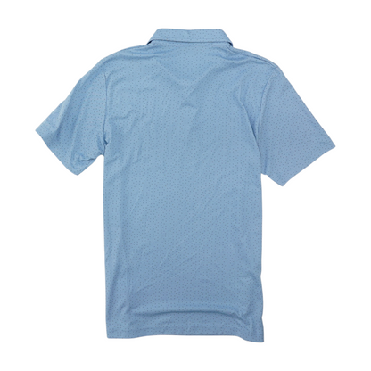 Blue Print Short Sleeve Polo