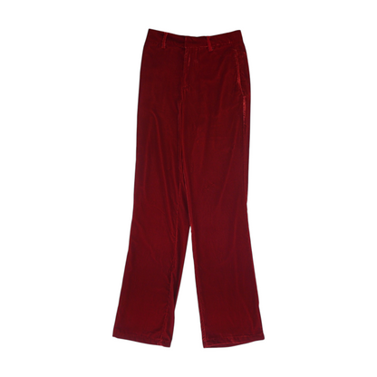 Red Straight Pants
