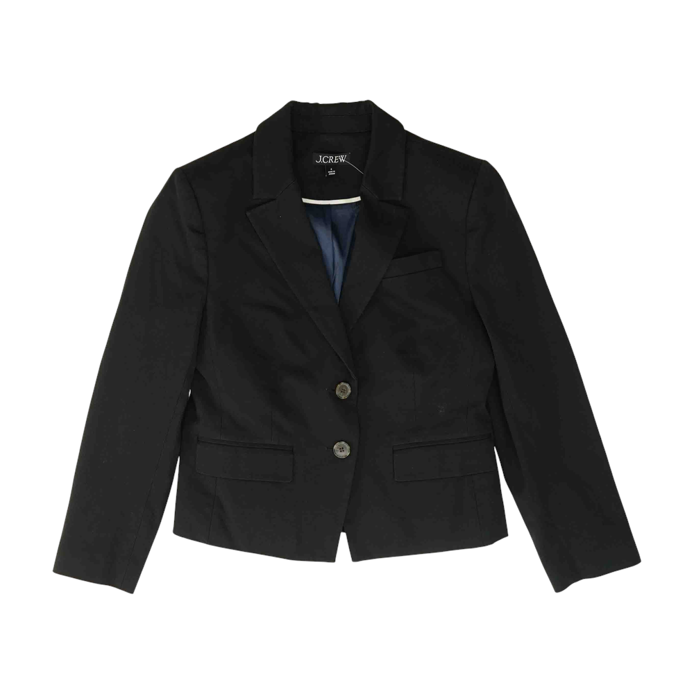 Black Solid Blazer
