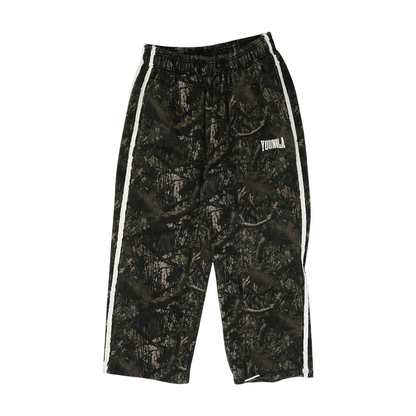 Green Camo Wide Leg Pants