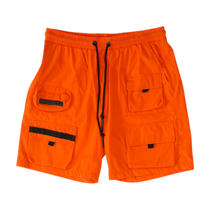 Orange Active Shorts