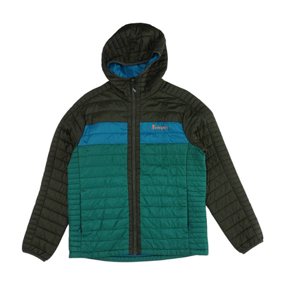 Green Color Block Jacket