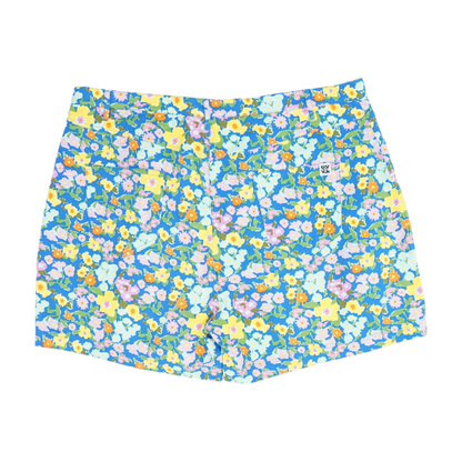 Multi Plus Floral Denim Shorts