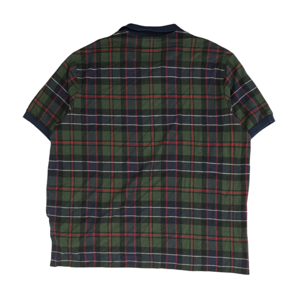 Multi Plaid Short Sleeve Polo