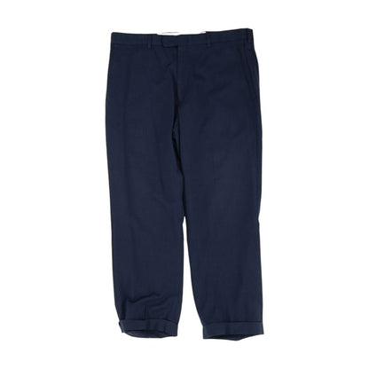 Navy Solid Chino Pants