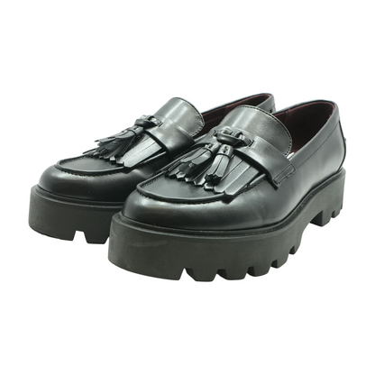 Black Slip-On Flats