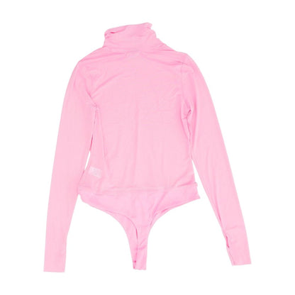 Pink Bodysuit Knit Top