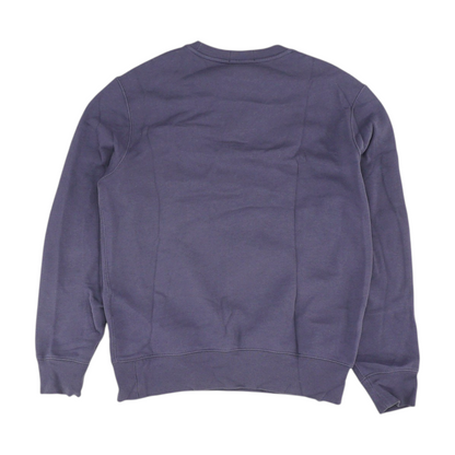 Navy Print Sweatshirt Pullover