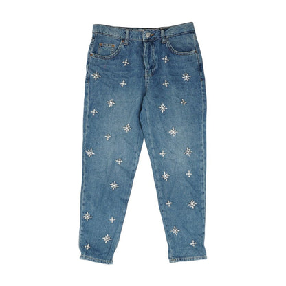 Blue High Rise Skinny Leg Jeans